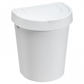 plast team Poubelle SEATTLE, 10 litres, blanc