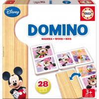 EDUCA BORRAS - Educa - 16037 - Jeu éducatif d'association - Domino en bois - Mickey Et Minnie