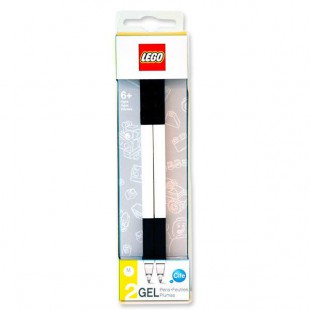 LEGO - Lego - LG51505 - Loisir créatif - Papèterie - Lot de 2 Stylos Gel, Noir