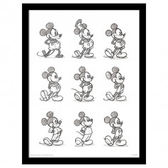 PYRAMID - Vintage Disney Mickey encadrée