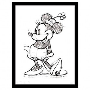 PYRAMID - Disney Minnie cru encadrée