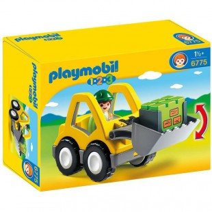 PLAYMOBIL - Playmobil - 6775 - Jeu de construction - Chargeur et ouvrier