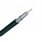 Hirschmann coaxial cable double shielded on reel 100 m black