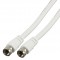 Valueline antenna cable 5.00 m white