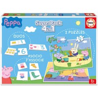 EDUCA BORRAS - Educa - 16229 - Puzzle Classique - Superpack - Peppa