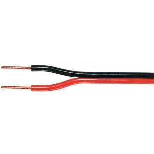 Valueline loudspeaker cable red / black 2x 1.50 mm² on reel 100 m