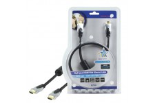 CABLE HDMI HIGH SPEED AVEC ETHERNET HQ - 0.75m