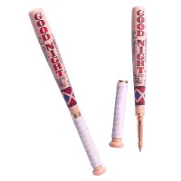 NOBLE COLLECTION - stylo à bille batte de baseball de Harley Quinn Good Night