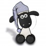 NICI - NICI 41483 Shaun le mouton Porte Brosse à Dents avec Ventouse, 5 x 7 x 2,5 cm, couleur : blanc/noir/bleu