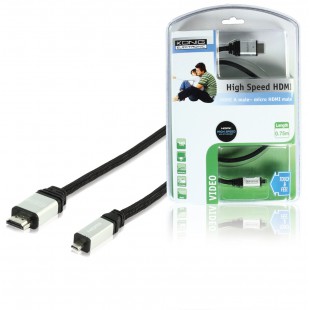 CABLE HDMI® HAUTE VITESSE VERS MICRO HDMI® AVEC ETHERNET KÖNIG - 0.75m