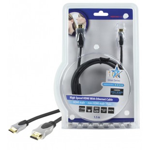 CABLE HDMI HIGH SPEED AVEC ETHERNET - 1.5m