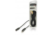 HQ stereo audio cable 3.5mm male - 3.5mm female 2.50 m