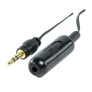 CABLE D'EXTENSION 3.5MM AVEC CONTROLE VOLUME 1.2 M