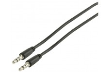 Valueline 3.5 mm stereo audio cable 1.00 m black