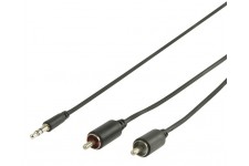 Valueline 3.5 mm to RCA audio cable - 1m