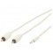 Valueline 3.5 mm to RCA audio cable - 1m