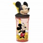 STOR - Figurine Disney Mickey 90 ans Gourde verre paille