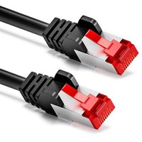0,15m CAT6 Câble Réseau - Blindage PIMF S/FTP Cat-6 RJ45 Câble Ethernet - LAN DSL Routeur Modem Point D'accès Patch Panels - Noi