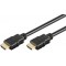 Lot de 2 câbles HDMI 2.0 haut débit 4K Ultra Compatible Ethernet / 3D / retour audio [Nouvelles normes] 2 m