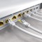 0,5m Ethernet Câble CAT 7 Gigabit LAN Réseau 10Gbps 2x fiches RJ45 S/FTP Blindage PC / Switch / Router / Modem / TV Box / Boîtie