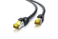 2m Ethernet Câble CAT 7 Gigabit LAN Réseau 10Gbps 2x fiches RJ45 S/FTP Blindage PC / Switch / Router / Modem / TV Box / Boîtiers