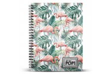 KARACTERMANIA - Cahier Oh My Pop Tropical Flamingo A5 