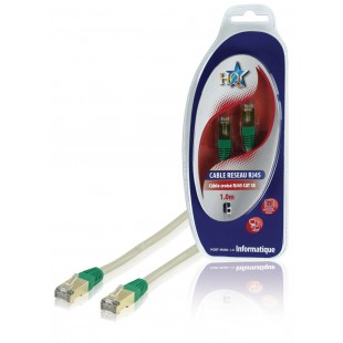 CABLE RESEAU RJ45 CROISE CAT5E 1.0M HQ