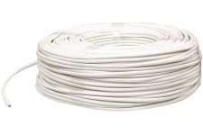 Valueline 4-conductors round telephone cable on reel 100 m white