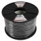 König flexible microphone cable 2x 0.35 mm² on reel 100 m black