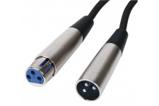 CABLE MICROPHONE XLR FEMELLE - XLR MALE