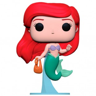 FUNKO - Figurine POP Disney Petite Sirène Ariel avec sac 
