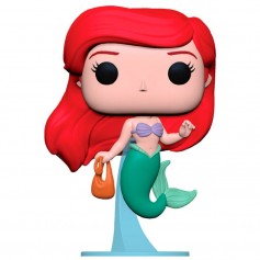 FUNKO - Figurine POP Disney Petite Sirène Ariel avec sac 