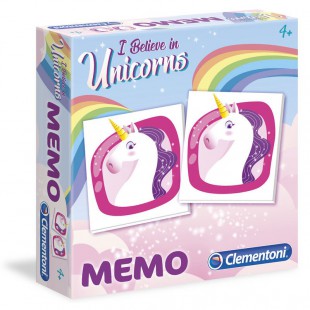 CLEMENTONI - Unicorns Memo jeu 