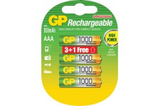 GP Ni-MH rechargeable AAA micro penlite battery 1.2 V 1000 mAh