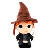 FUNKO - Harry Potter Ron avec chapeau de tri peluche 15cm 