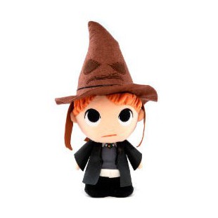 FUNKO - Harry Potter Ron avec chapeau de tri peluche 15cm 