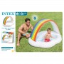 INTEX - Auvent arc-en-ciel pour piscine 