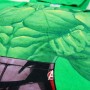 CERDA - Serviette de bain poncho en coton Marvel Avengers Hulk 