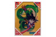 SD TOYS - Affiche en verre Dragon Ball Goku avec Shenron 