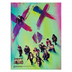 SD TOYS - Affiche en verre Suicide Squad XX 