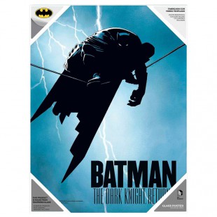 SD TOYS - Affiche en verre Batman The Dark Knight de DC Comics 