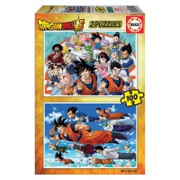 EDUCA BORRAS - Puzzle Dragon Ball 2x100pcs 