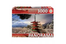EDUCA BORRAS - Le mont Fuji et la pagode Chureito Japon Panorama puzzle 3000pcs 