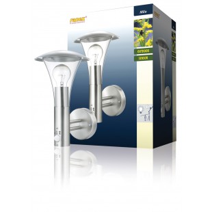 Ranex lampe murale classique avec détection de mouvement E27 IP44