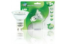HQ ampoule LED MR16 GU10 20 LED blanc chaud 