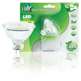 HQ ampoule LED GU5.3 MR16 20 LED blanc chaud