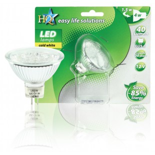 HQ ampoule LED GU5.3 MR16 3X 1W blanc froid