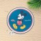 CERDA - Serviette de plage ronde en microfibre Disney Mickey 