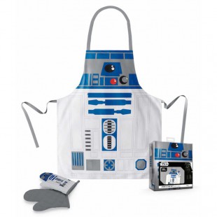 SD TOYS - Tablier Star Wars R2-D2 avec des gants 