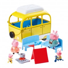 BANDAI - Ensemble de jeu de véhicule pour camping-car Peppa Pig 